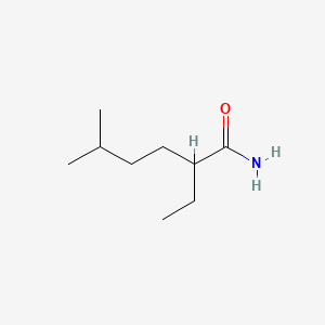 molecular formula C9H19NO B1211977 2-Ethyl-5-methylhexanamide CAS No. 102450-10-2