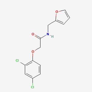 2-(2,4-dichlorophenoxy)-N-(2-furanylmethyl)acetamide