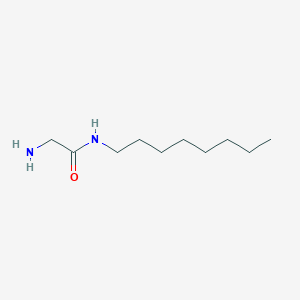 molecular formula C10H22N2O B12119873 Acetamide, 2-amino-N-octyl- CAS No. 97515-33-8
