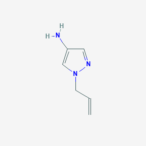 molecular formula C6H9N3 B12119904 1-allyl-1H-pyrazol-4-amine 