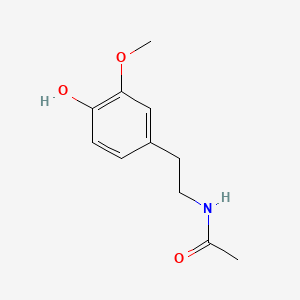 Acetamide, N-[2-(4-hydroxy-3-methoxyphenyl)ethyl]-