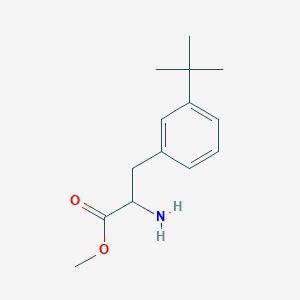 molecular formula C14H21NO2 B12119975 Methyl (2S)-2-amino-3-(3-tert-butylphenyl)propanoate 