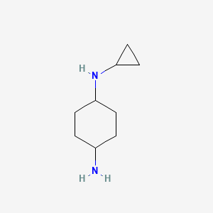 molecular formula C9H18N2 B12119990 N4-cyclopropylcyclohexane-1,4-diamine 