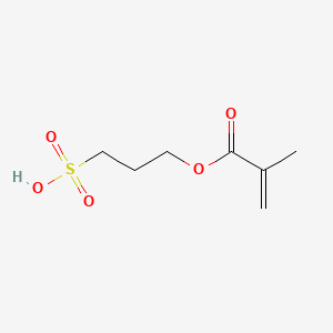 molecular formula C7H12O5S B1212002 3-Sulfopropyl methacrylate CAS No. 7582-21-0