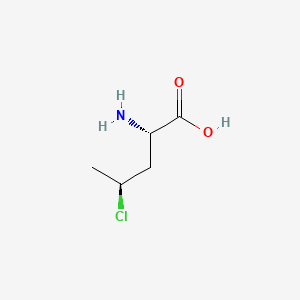 molecular formula C5H10ClNO2 B1212003 gamma-Chloronorvaline CAS No. 76265-38-8