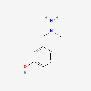 3-((1-Methylhydrazino)methyl)phenol