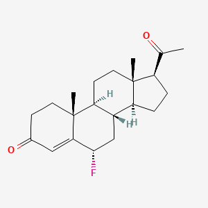 6alpha-Fluoropregn-4-ene-3,20-dione