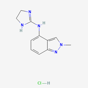 N-(4,5-Dihydro-1H-imidazol-2-yl)-2-methyl-2H-indazol-4-amine monohydrochloride