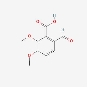 molecular formula C10H10O5 B1212065 6-Formyl-2,3-dimethoxybenzoic acid CAS No. 519-05-1