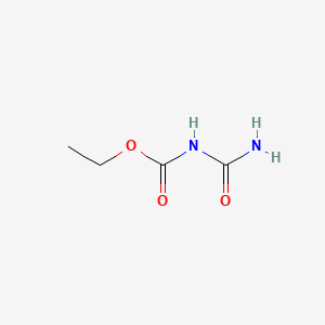 molecular formula C4H8N2O3 B1212066 Ethyl allophanate CAS No. 626-36-8