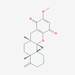 molecular formula C22H28O4 B1212078 Neodactyloquinone 