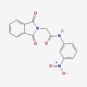 2-(1,3-dioxo-2-isoindolyl)-N-(3-nitrophenyl)acetamide