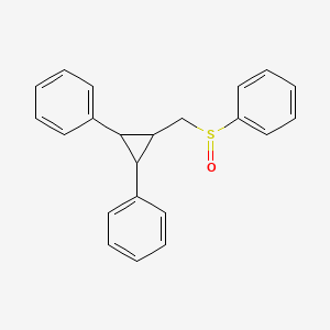 (2,3-Diphenylcyclopropyl)methyl phenyl sulfoxide