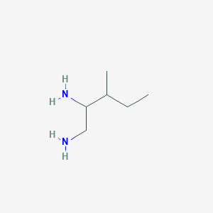 molecular formula C6H16N2 B12120959 1,2-Pentanediamine, 3-methyl- 