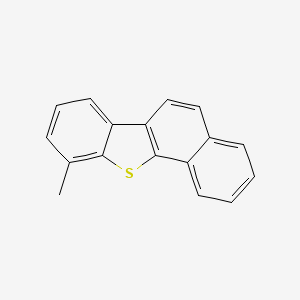 molecular formula C17H12S B1212097 Benzo(b)naphtho(2,1-d)thiophene, 10-methyl- CAS No. 83821-58-3