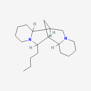 molecular formula C19H34N2 B1212101 17-Butylsparteine CAS No. 52670-57-2