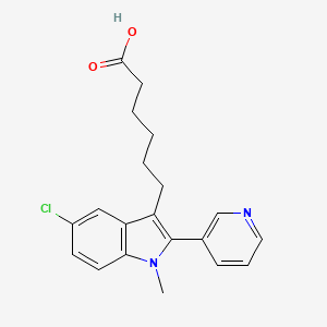 molecular formula C20H21ClN2O2 B1212104 CGS 15435 