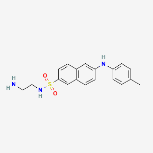 2-4-Toluidinylnaphthalene-6-(N-beta-ethylamine)sulfonamide