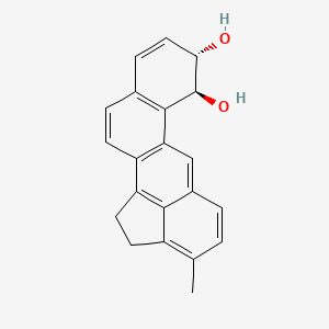 molecular formula C21H18O2 B1212126 trans-7,8-Dihydro-7,8-dihydroxy-3-methylcholanthrene CAS No. 68688-86-8