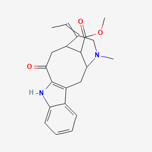 molecular formula C21H24N2O3 B1212131 Vobasine CAS No. 2134-83-0