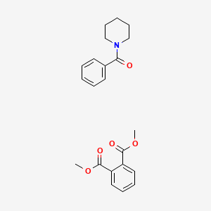 molecular formula C22H25NO5 B1212146 Benphthalate CAS No. 58098-09-2