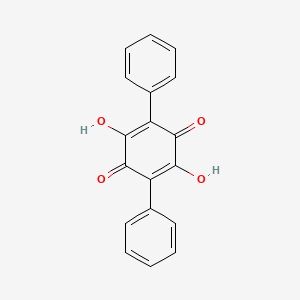 molecular formula C18H12O4 B1212150 Polyporic acid CAS No. 548-59-4