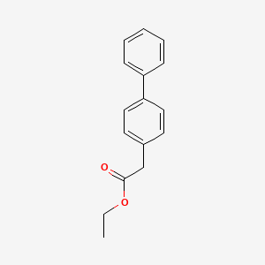 molecular formula C16H16O2 B1212153 Felbinac ethyl CAS No. 14062-23-8