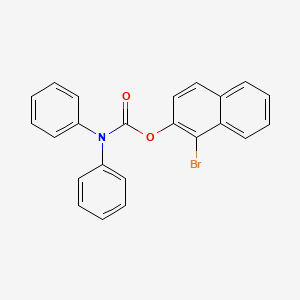 molecular formula C23H16BrNO2 B12121547 1-Bromonaphthalen-2-yl diphenylcarbamate 