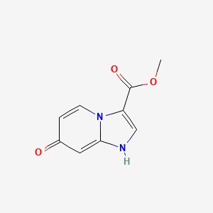 molecular formula C9H8N2O3 B12121572 Methyl 7-hydroxyimidazo[1,2-a]pyridine-3-carboxylate 
