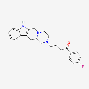 molecular formula C24H26FN3O B1212158 Biriperone CAS No. 41510-23-0