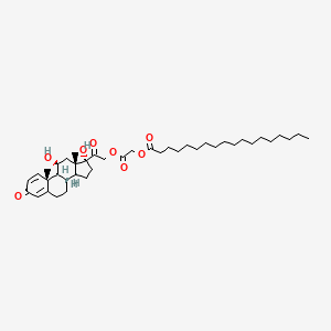 molecular formula C41H64O8 B1212159 Prednisolone steaglate CAS No. 5060-55-9