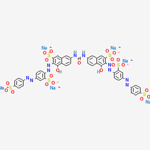 molecular formula C45H32N10NaO21S6 B1212161 CID 156588400 CAS No. 2610-10-8