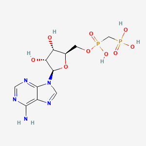 molecular formula C11H17N5O9P2 B1212165 MethADP CAS No. 3768-14-7