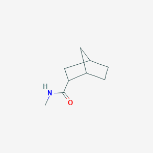 molecular formula C9H15NO B121217 N-Methylbicyclo[2.2.1]heptane-2-carboxamide CAS No. 146509-38-8