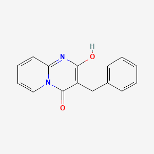 molecular formula C15H12N2O2 B12121773 3-benzyl-2-hydroxy-4H-pyrido[1,2-a]pyrimidin-4-one CAS No. 97174-77-1
