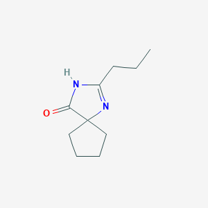 2-Propyl-1,3-diazaspiro[4.4]non-1-en-4-one