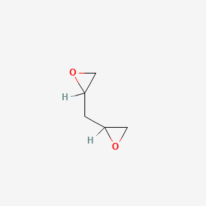 molecular formula C5H8O2 B1212188 1,2,4,5-Diepoxypentane CAS No. 4051-27-8