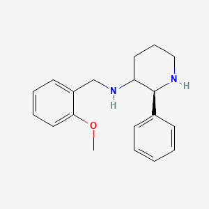 molecular formula C19H24N2O B1212194 (R)-(2-Methoxy-benzyl)-((S)-2-phenyl-piperidin-3-yl)-amine 