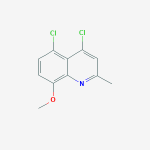 molecular formula C11H9Cl2NO B12121942 4,5-Dichloro-8-methoxy-2-methylquinoline CAS No. 927995-51-5
