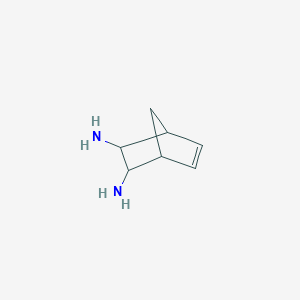 molecular formula C7H12N2 B12122002 Bicyclo[2.2.1]hept-5-ene-2,3-diamine 