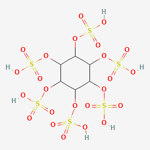 molecular formula C6H12O24S6 B1212203 D-Myo-inositol-hexasulphate CAS No. 23330-83-8