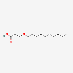 molecular formula C13H26O3 B1212212 4-Oxatetradecanoic acid CAS No. 7420-16-8
