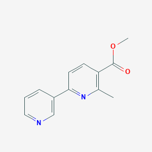 molecular formula C13H12N2O2 B12122213 Methyl 6-methyl-[2,3'-bipyridine]-5-carboxylate 