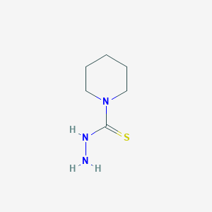 molecular formula C6H13N3S B12122249 Piperidine-1-carbothiohydrazide 
