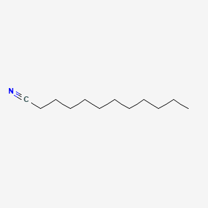molecular formula C12H23N B1212230 Dodecanenitrile CAS No. 2437-25-4