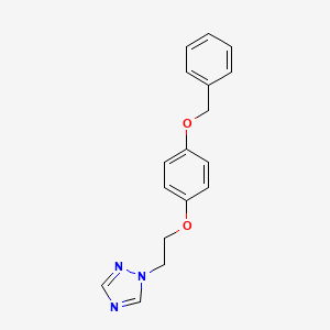 1-[2-(4-Phenylmethoxyphenoxy)ethyl]-1,2,4-triazole