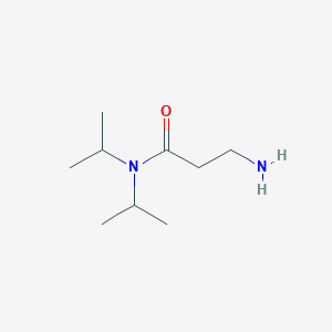 molecular formula C9H20N2O B12122346 Propanamide, 3-amino-N,N-bis(1-methylethyl)- CAS No. 71274-46-9