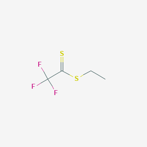molecular formula C4H5F3S2 B12122401 Perfluorodithioacetic acid ethylester 