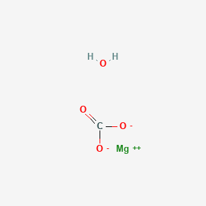 molecular formula CH2MgO4 B1212244 Magnesium carbonate hydrate CAS No. 17968-26-2