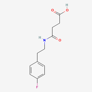 molecular formula C12H14FNO3 B12122525 N-[2-(4-Fluoro-phenyl)-ethyl]-succinamic acid 